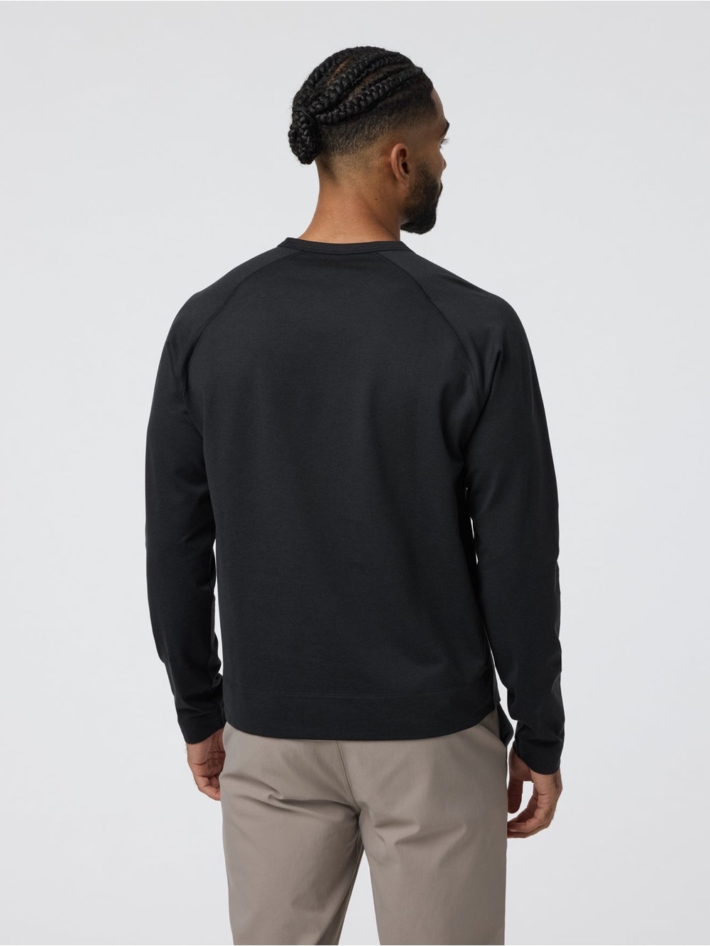 VUORI Men's Coronado Crewneck Sweatshirt - Black Medium - Picture 4 of 14